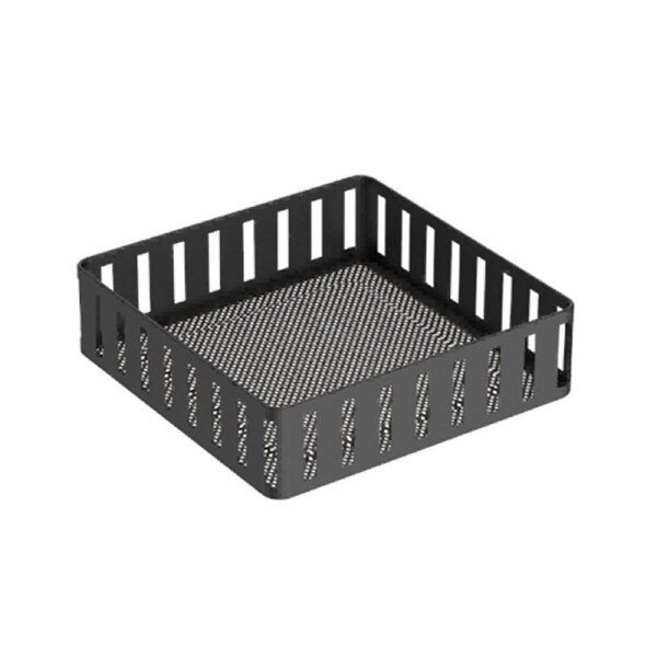 Hudson Wireware Range Napkin Holder Rust Resistant Home Organiser 18x18cm Black