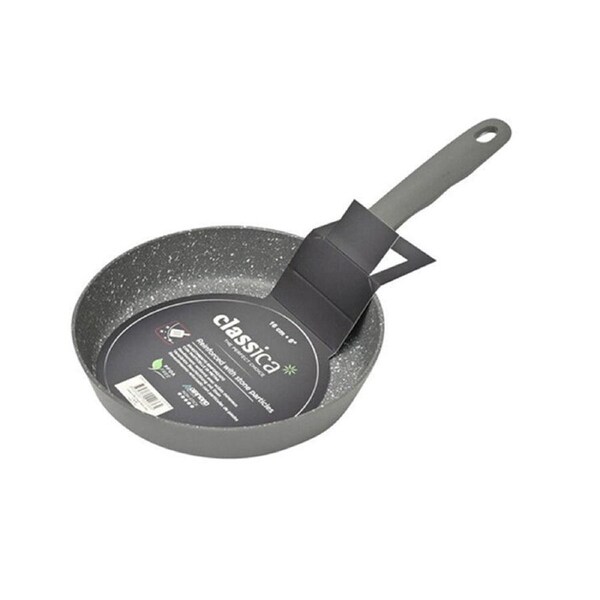 Classica Mini Round Frypan Non-Stick Cooking Frying Pan w/ Handle 16cm Grey