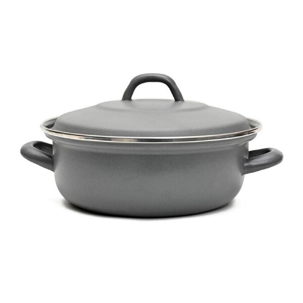 Classica 22cm Heavy Gauge Casserole w/ Lid Blue Grey Kitchen Cooking Pot