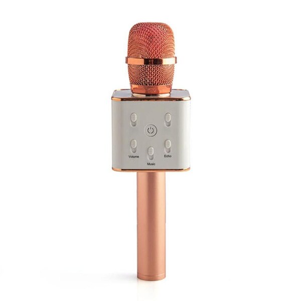 Art + Tech Wireless Bluetooth Karaoke Microphone Rechargeable Rose Gold