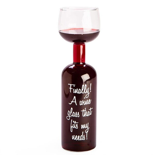 MDI The Wine Bottle Glass Drinking Decanter Glassware 750ml Clear