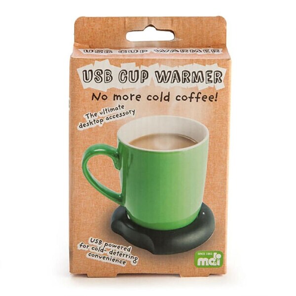 MDI USB Powered Portable Cup Coffee Warmer Heater Pad Home & Office Green
