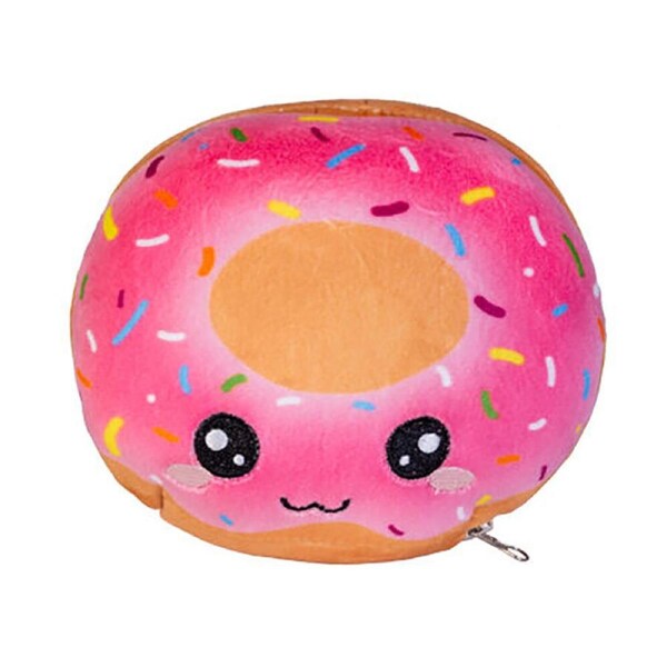 Smooshos Pal Travel 2-in-1 Eye Mask Neck Pillow Donut 17x15cm Pink