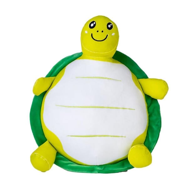 Smooshos Pal Cushion Plush Stuffed Animal Pillow Turtle 22x16cm Green
