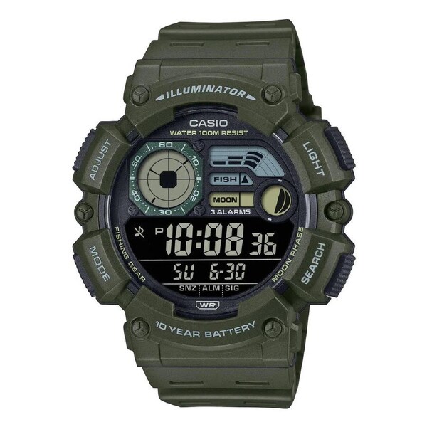 Casio 10Yr Battery Unisex WS1500H-3B