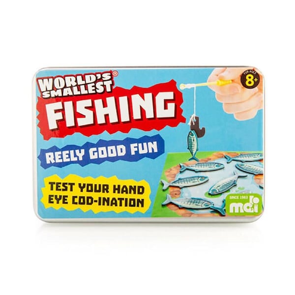 Worlds Smallest Fishing Set Board Game Miniature Toy Kids/Children 8y+