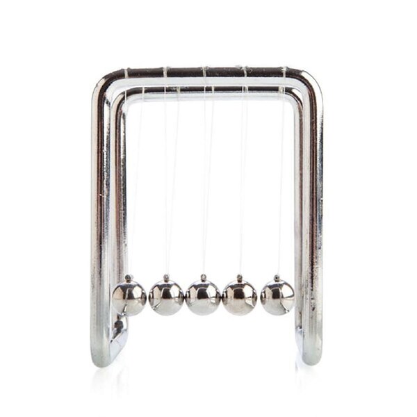 Worlds Smallest Newtons Cradle Home/Office Decor Miniature Toy Kids 6y+