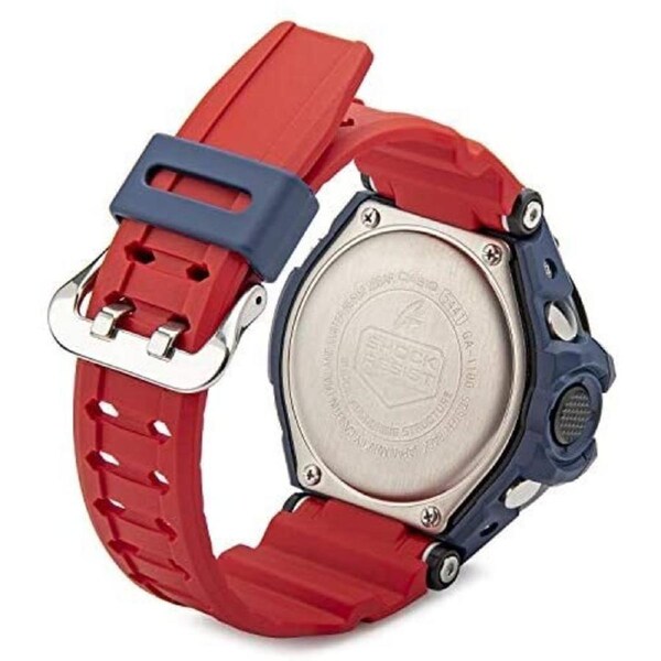 GA1100-2A G Shock red - blue band only - 3 week order