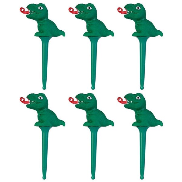 6PK Dino Island Tongue Fun Ballpoint Pen Writing Stationery Kids/Children 3y+