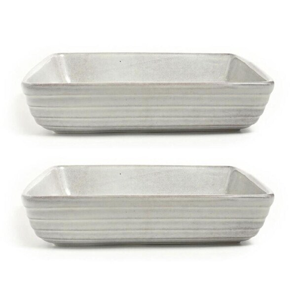 2PK Classica Lunde Square Baker 27x27x7cm Kitchen Baking Cookware Reactive Grey