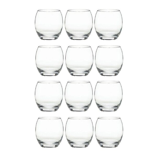 2x 6pc Artcraft Payton Durable Glass Tumbler Party Beverage Drinkware 405ml CLR