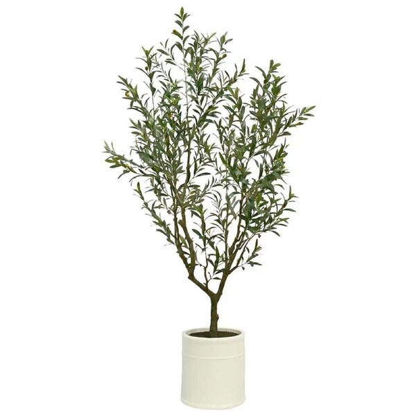 Artificial Olive Tree In French Crock Pot 2M