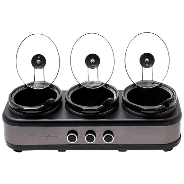 Westinghouse Slow Cooker Ceramic Pots 3 x 2.5L