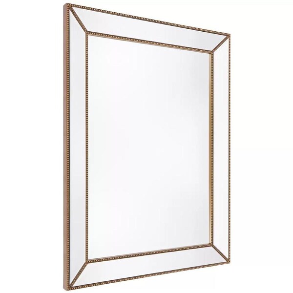 Zeta wall mirror large antique gold