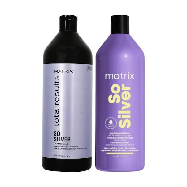 Matrix Total Results Color Obsessed So Silver Shampoo & Conditioner 1 Litre (1000mL) Duo