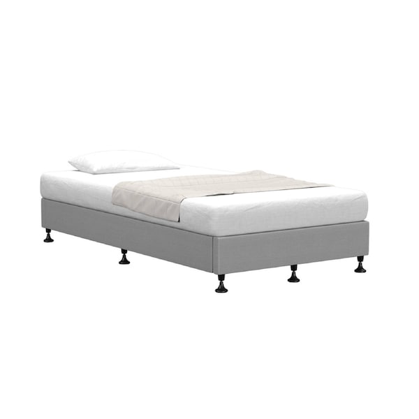 Oikiture Bed Frame Queen Double King Single Size Bed Base Platform Grey Single
