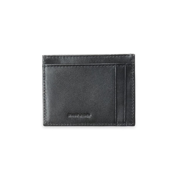 Geoffrey Beene Leather Slim Credit Card Wallet Men's Travel Card Holder Black
