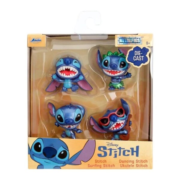Jada Lilo & Stitch- Stitch 2.5'' Metalfigs Die-cast 4 Pack