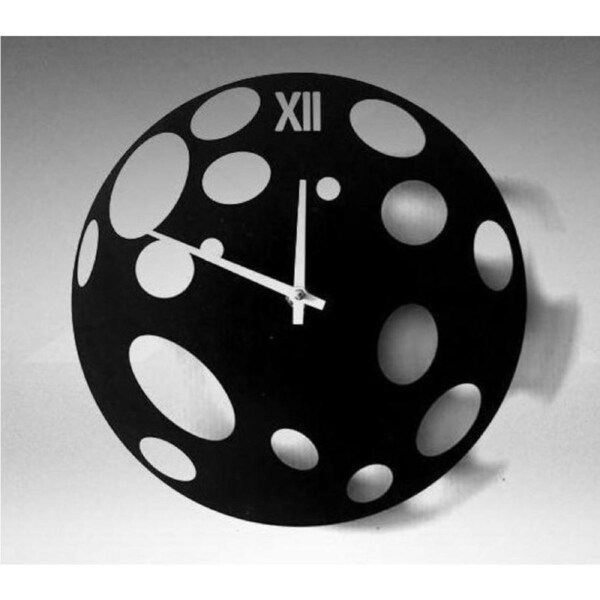 Black Iron Wall Clock