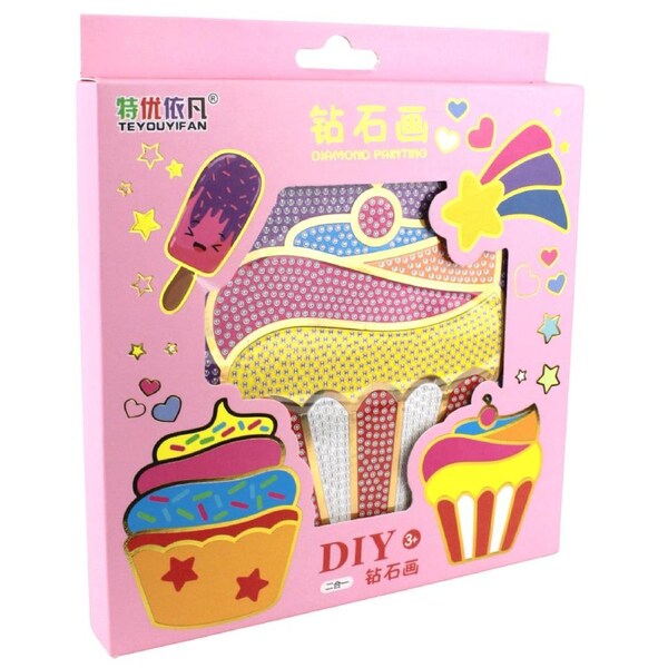 Cupcake Diamond Painting Craft Kit