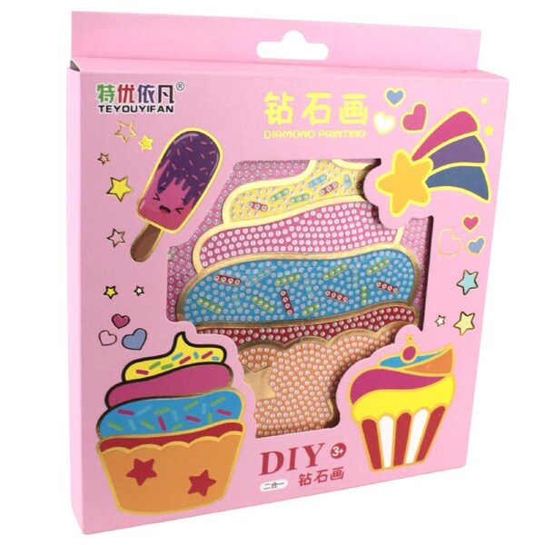Cupcake With Sprinkles Diamond Painting Craft Kit