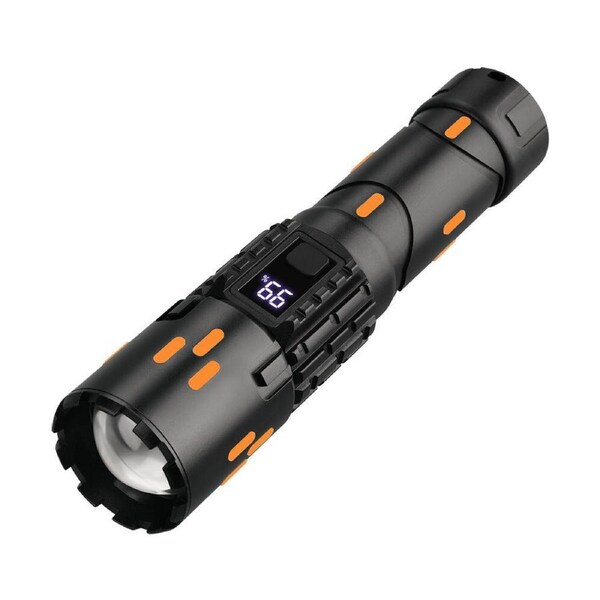 Wildtrak 1500-Lumen Flashlight Water & Dust Resistant Black