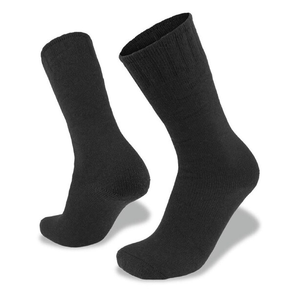 3 Peaks Rangeroft Pure Merino 3/4 Cushioned Terryocks Black 3-8