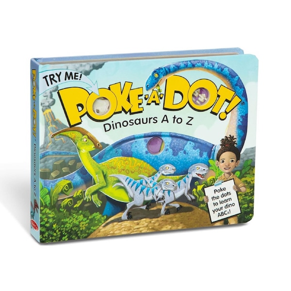 Poke-A-Dot - Dinosaurs A to Z Book