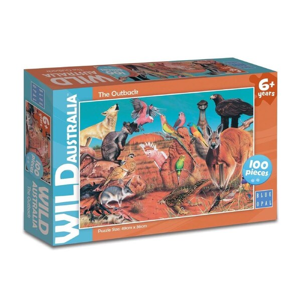 Wild Australia - 100 Piece Jigsaw Puzzle (The Outback)