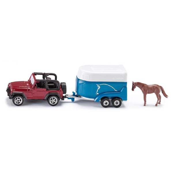 Jeep With Horse Trailer - Toy Vehicle