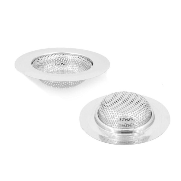 Stainless Steel Kitchen Bathroom Sink Strainer Waste Plug Filter Drain Stopper 2x