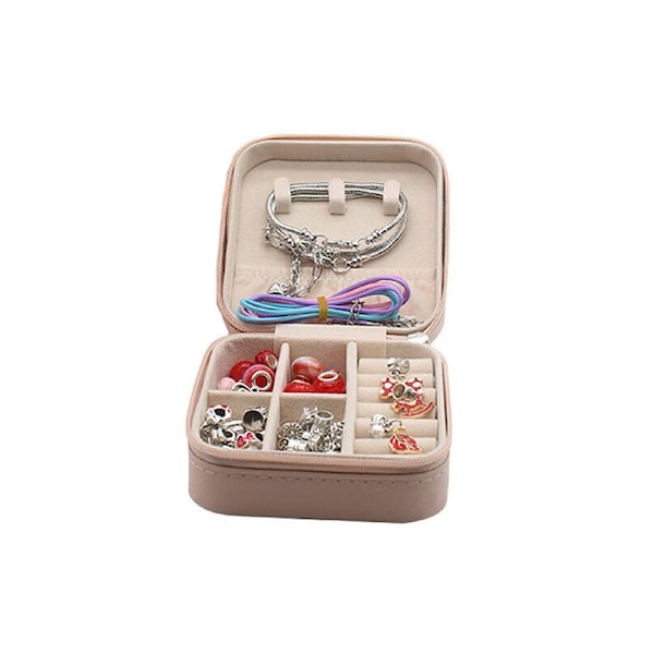 Bracelet Making Kit Beads Jewellery Charms Pendant Set DIY - 68pcs 68pcs Red and Jewellery Box