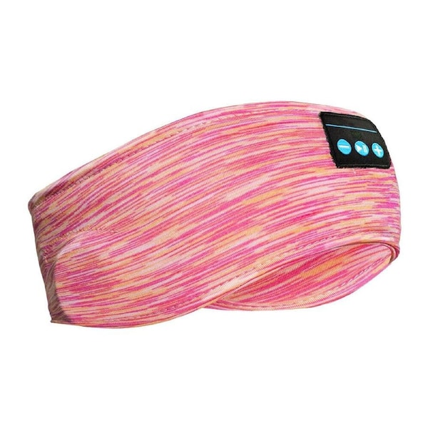Sleep Headphones Bluetooth Wireless Sleeping Headband With Detachable Speaker Pink
