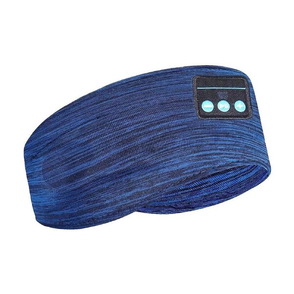 Sleep Headphones Bluetooth Wireless Sleeping Headband With Detachable Speaker Blue