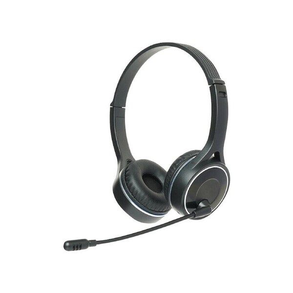 Bluetooth Noise Cancelling Earphone Headset Wireless Headphones With Mic Black Long