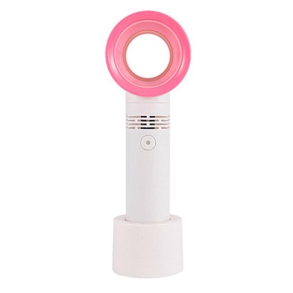 Handheld USB Air Conditioning Fan Lashes Dryer Eyelash Extension Glue Blower White