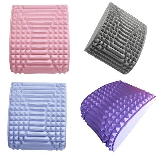 Lumbar Stretcher Refresh Neck and Back Stretcher Cracker for Lower Pink
