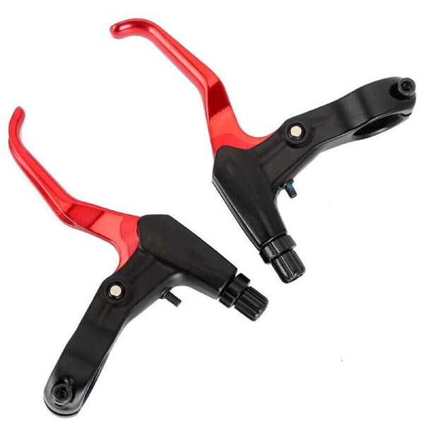 Bicycle Brake Handle Aluminum Alloy Brake Levers Handles For Road Mountain Bike Red