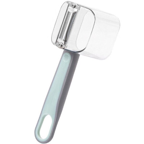 Peeler Storage Peeler With A Container For Fruit And Vegetable Peeler Green