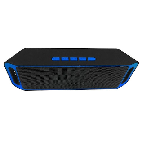 Portable Wireless Bluetooth Speaker Waterproof Radio Stereo USB TF AUX FM - 30W Blue