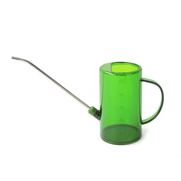 Watering Can For Indoor Outdoor Plants Long Spout Steel Plastic - 1L 1L Green