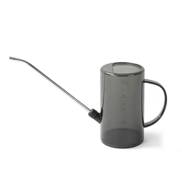 Watering Can For Indoor Outdoor Plants Long Spout Steel Plastic - 1L 1L Grey