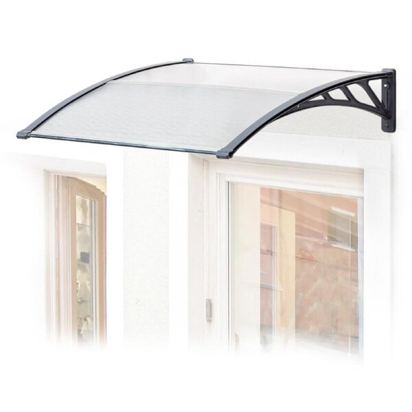 Elora Window Door Awning Outdoor Canopy Shelter Shield Rain Cover Patio 100x120cm