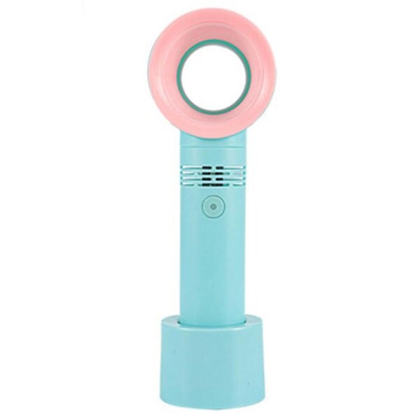 Handheld USB Air Conditioning Fan Lashes Dryer Eyelash Extension Glue Blower Blue