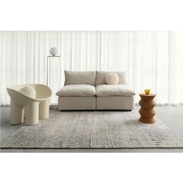 Loopsie Manayana Beige and Brown Tribal Washable Rug 180cm x 120cm