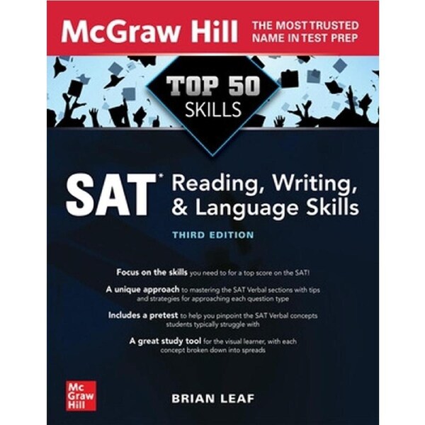 Top 50 SAT Reading, Writing, and Language Skills, Third Edition