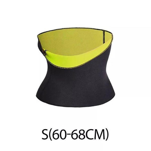 Sweat Fat Burn Tummy Trimmer Waist Trainer Fit Body Shaper Slimming Belt Small