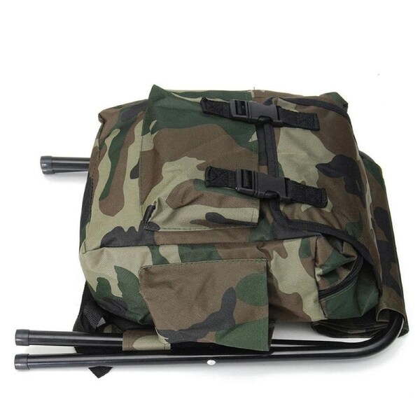 Fishing Chair Bag Folding 2 in 1 Seat Backpack for Outdoor Angling