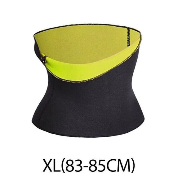 Sweat Fat Burn Tummy Trimmer Waist Trainer Fit Body Shaper Slimming Belt XL