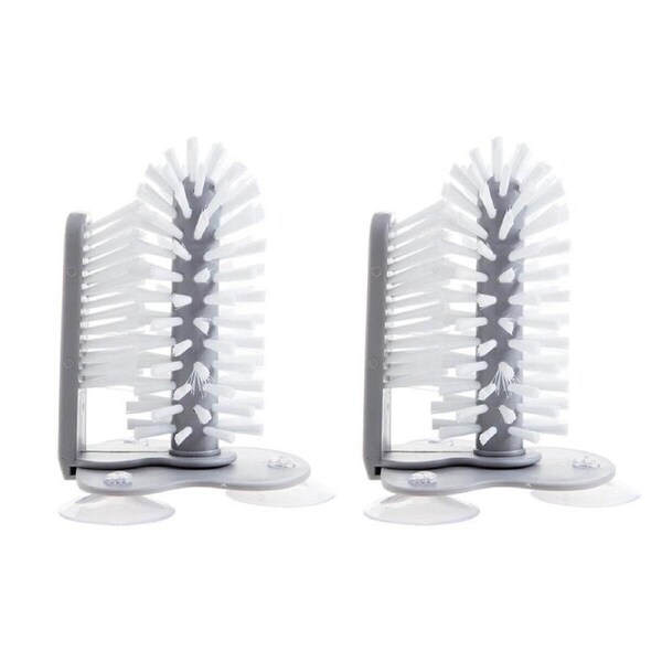 Glass Cup Brush Suction Cup Sink Water Bottle Cleaning Brush Kitchen Tool